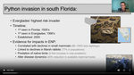 Predicting the spread of invasive Burmese pythons in South Florida